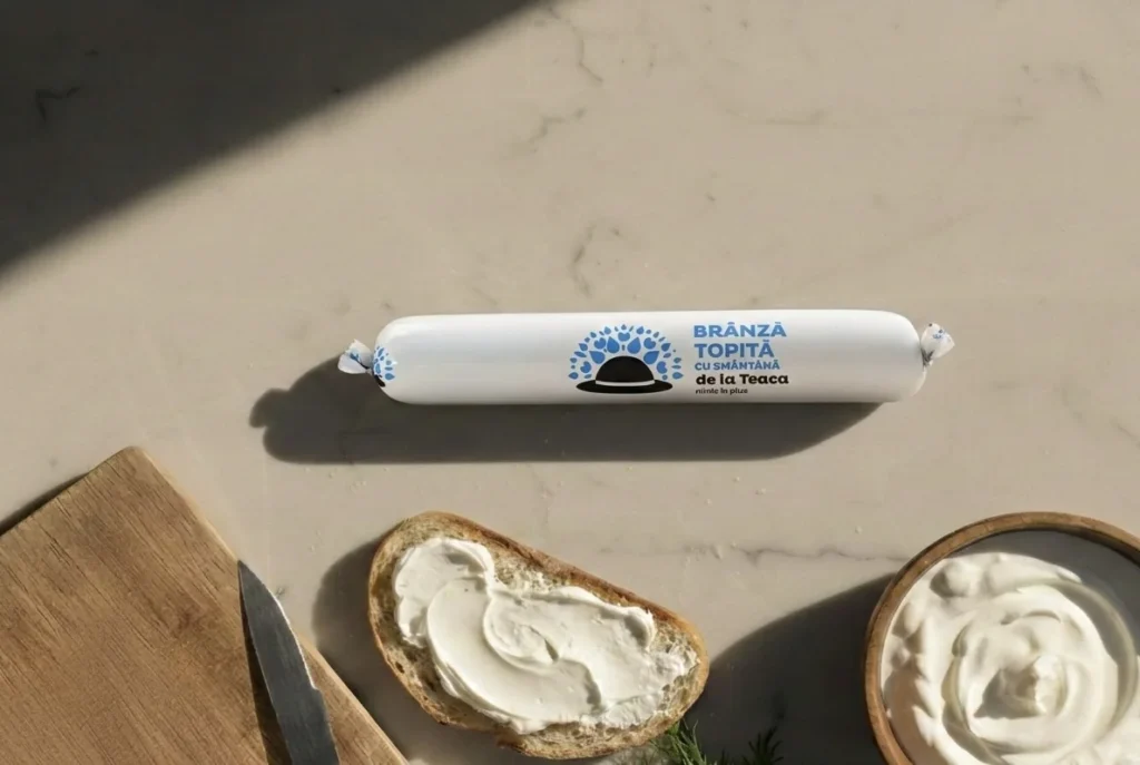 Brânză topită cu smântână – Lactate de la Teaca