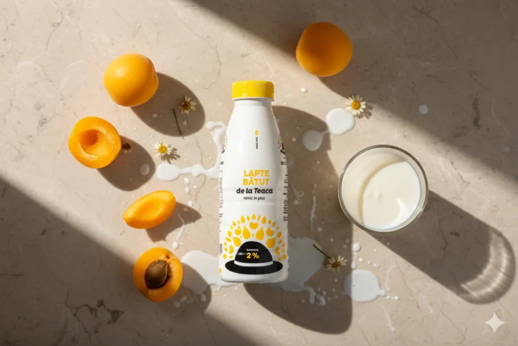 Lapte bătut 2% – Lactate de la Teaca – imagine 2