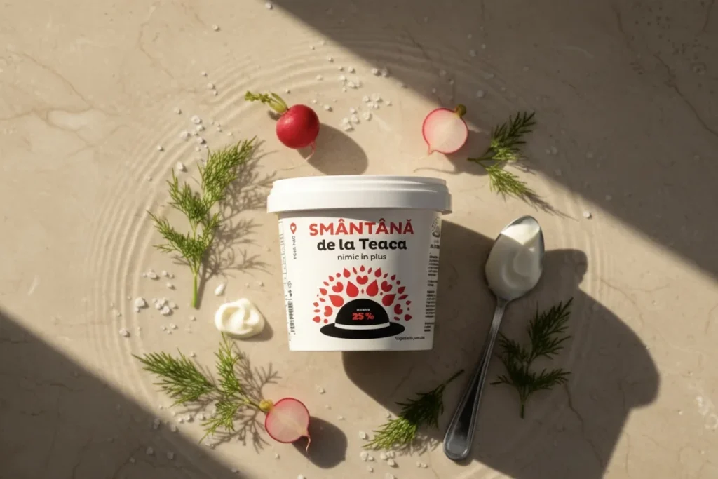Smântână 25% – Lactate de la Teaca